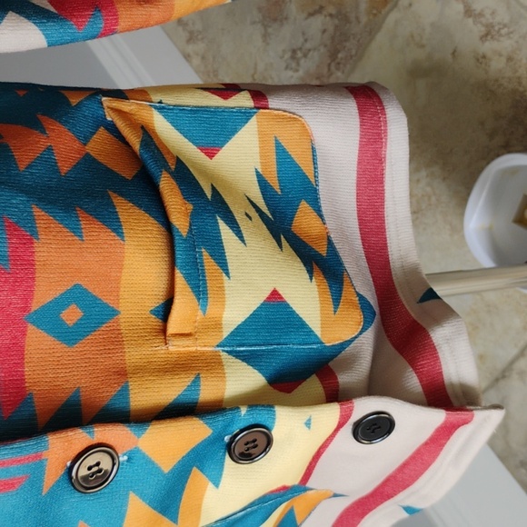 Misslook Aztec Design Cotton Knit Women's Jacket size small - Picture 2 of 8